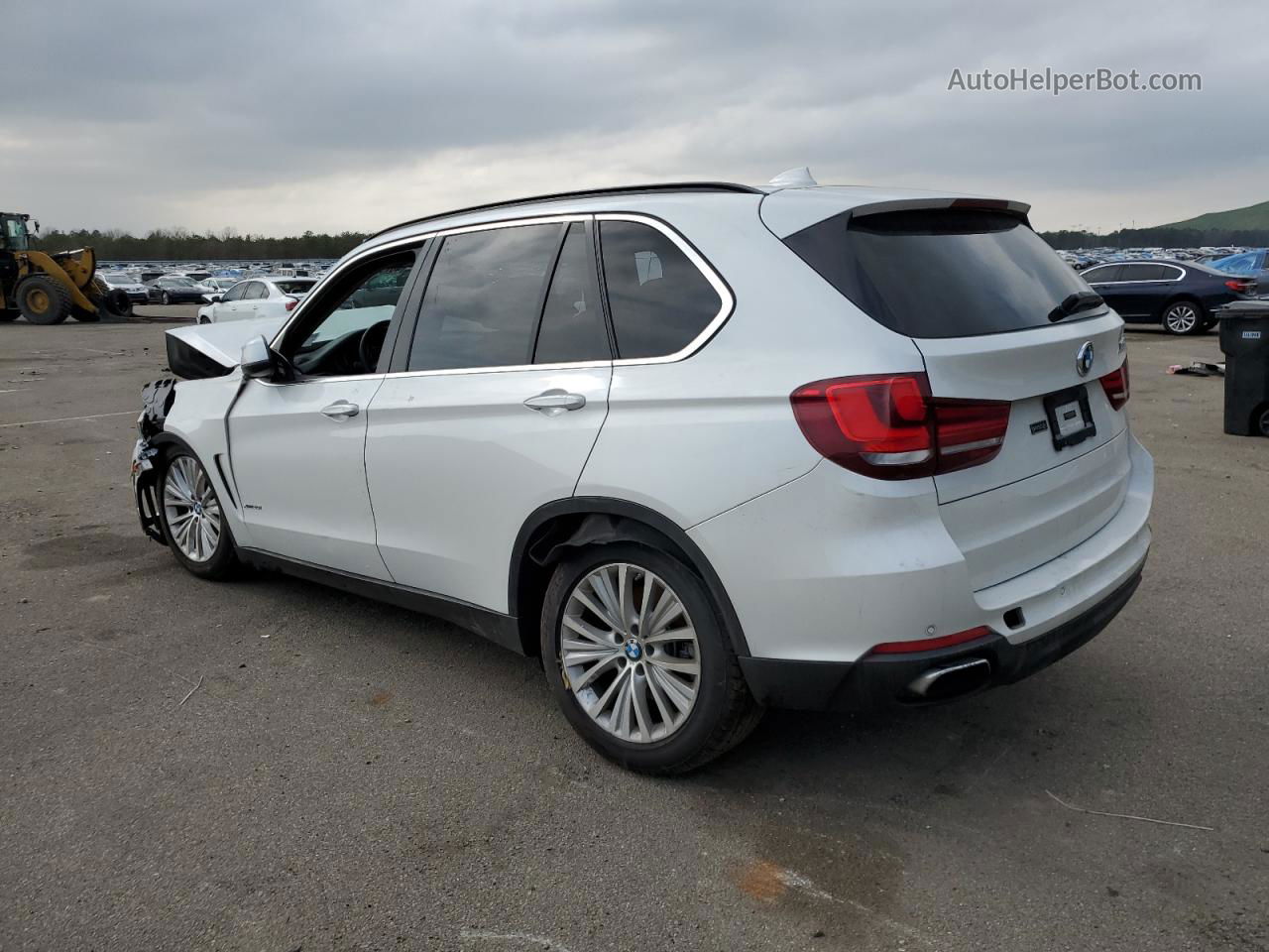 2015 Bmw X5 Xdrive50i White vin: 5UXKR6C51F0J75972