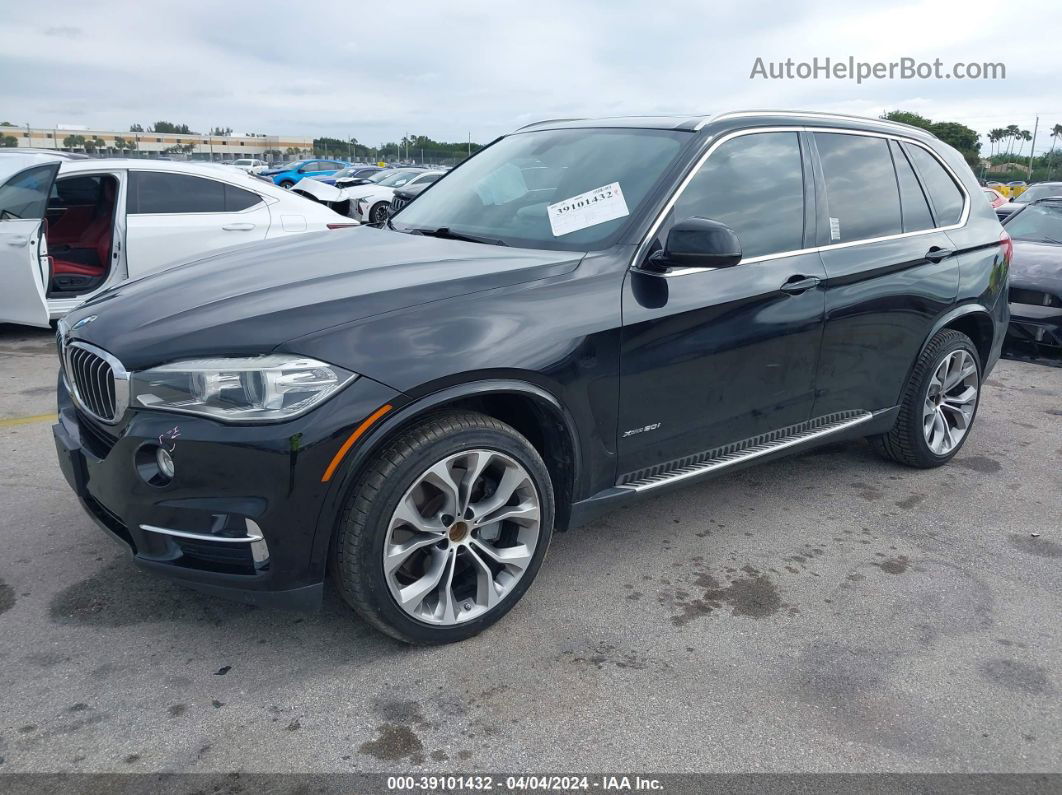 2014 Bmw X5 Xdrive50i Black vin: 5UXKR6C52E0C02954