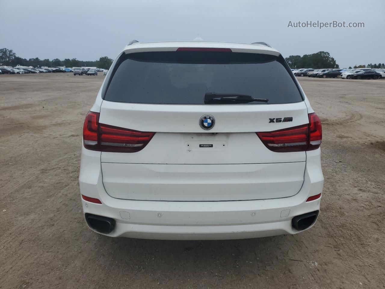 2014 Bmw X5 Xdrive50i White vin: 5UXKR6C52E0C02968