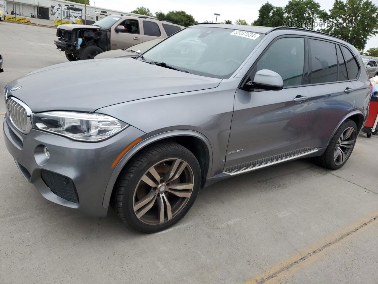 2015 Bmw X5 Xdrive50i Silver vin: 5UXKR6C52F0J74538