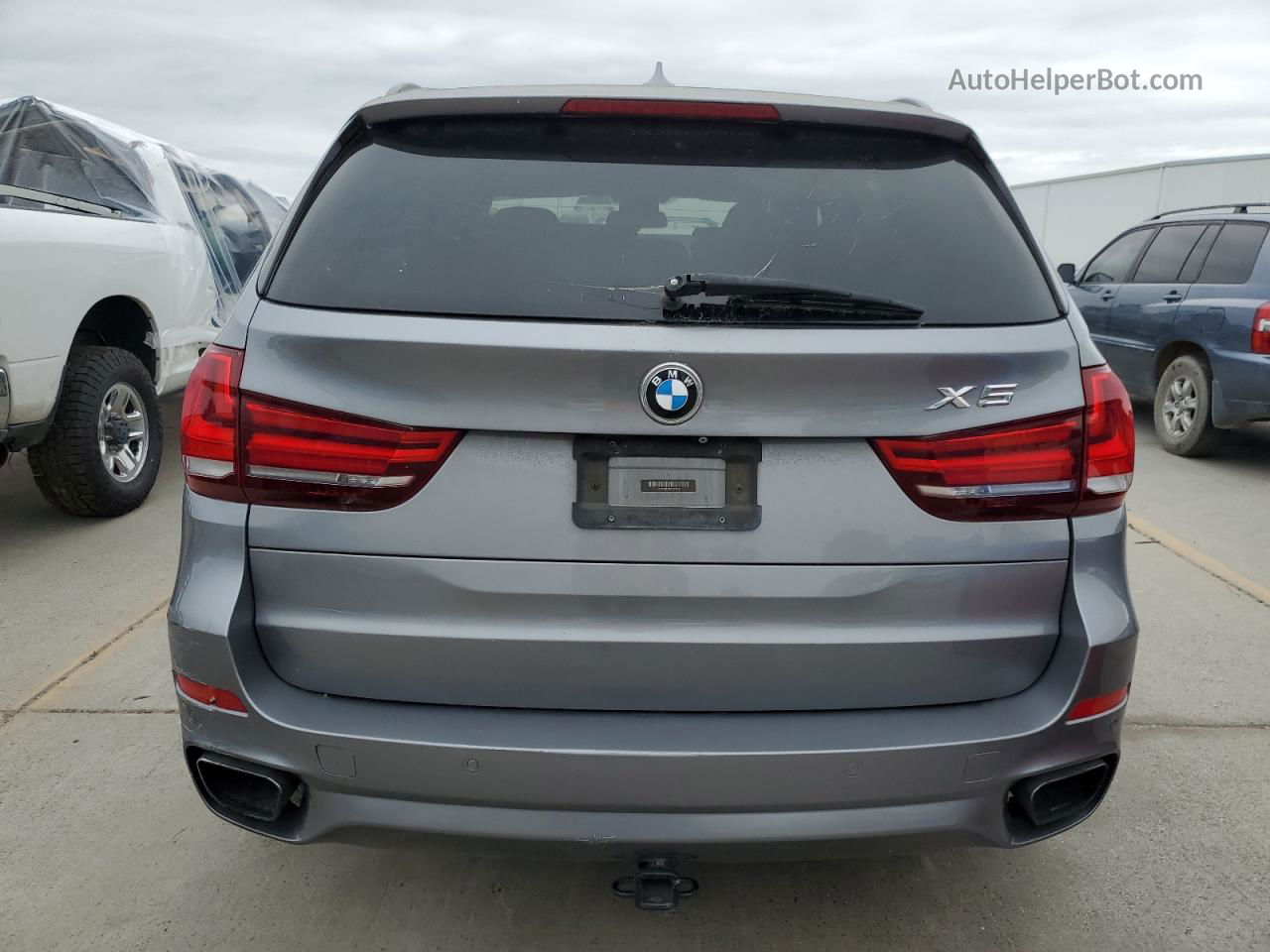 2015 Bmw X5 Xdrive50i Silver vin: 5UXKR6C52F0J74538