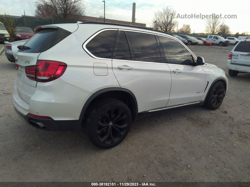 2014 Bmw X5 Xdrive50i White vin: 5UXKR6C53E0C02185