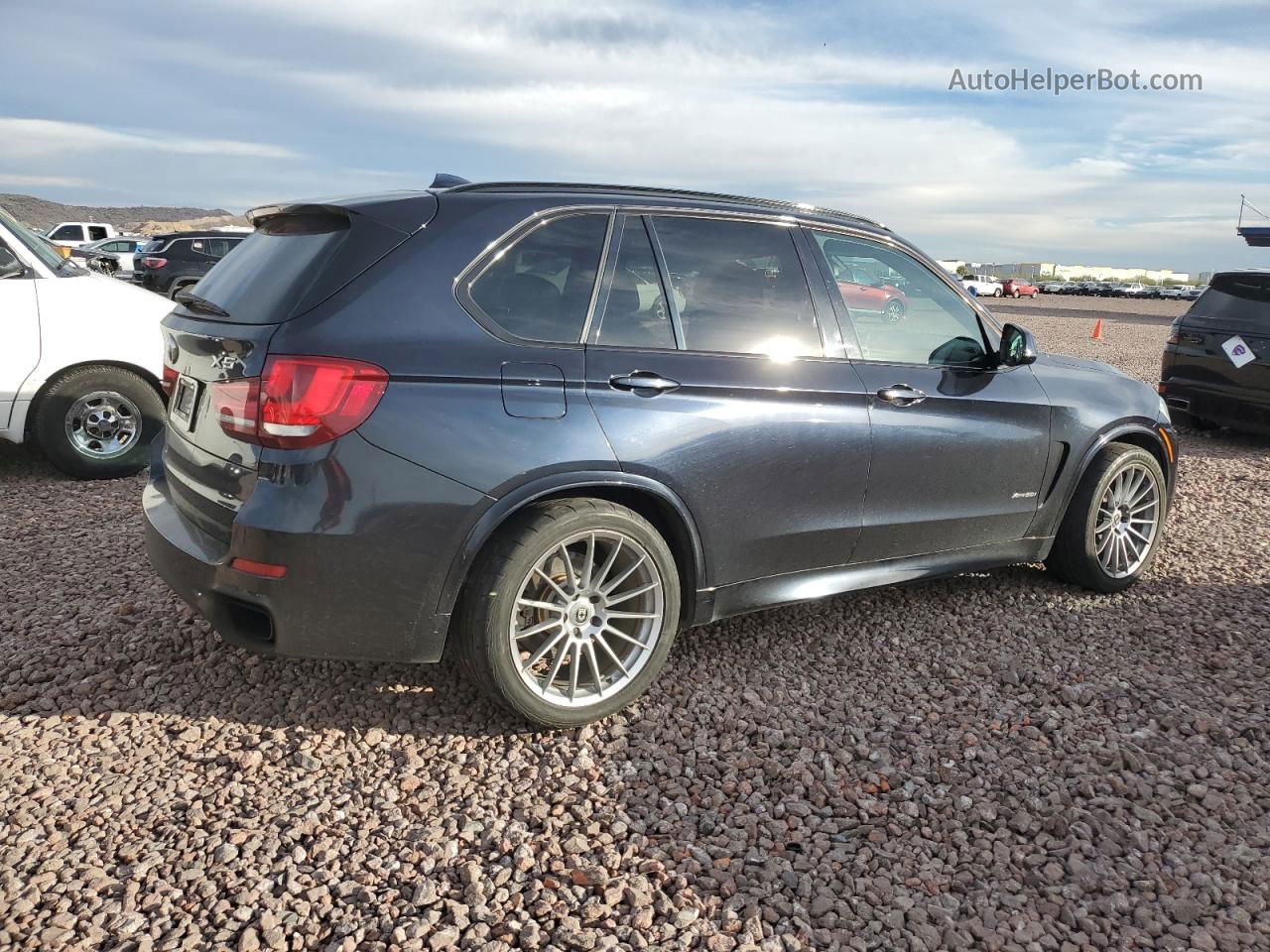 2014 Bmw X5 Xdrive50i Black vin: 5UXKR6C53E0J72490