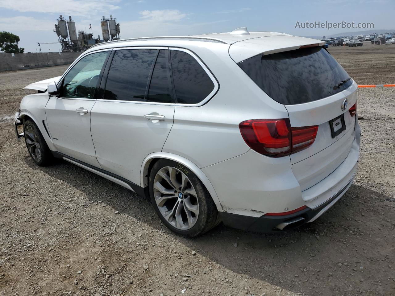 2014 Bmw X5 Xdrive50i White vin: 5UXKR6C54E0C02065