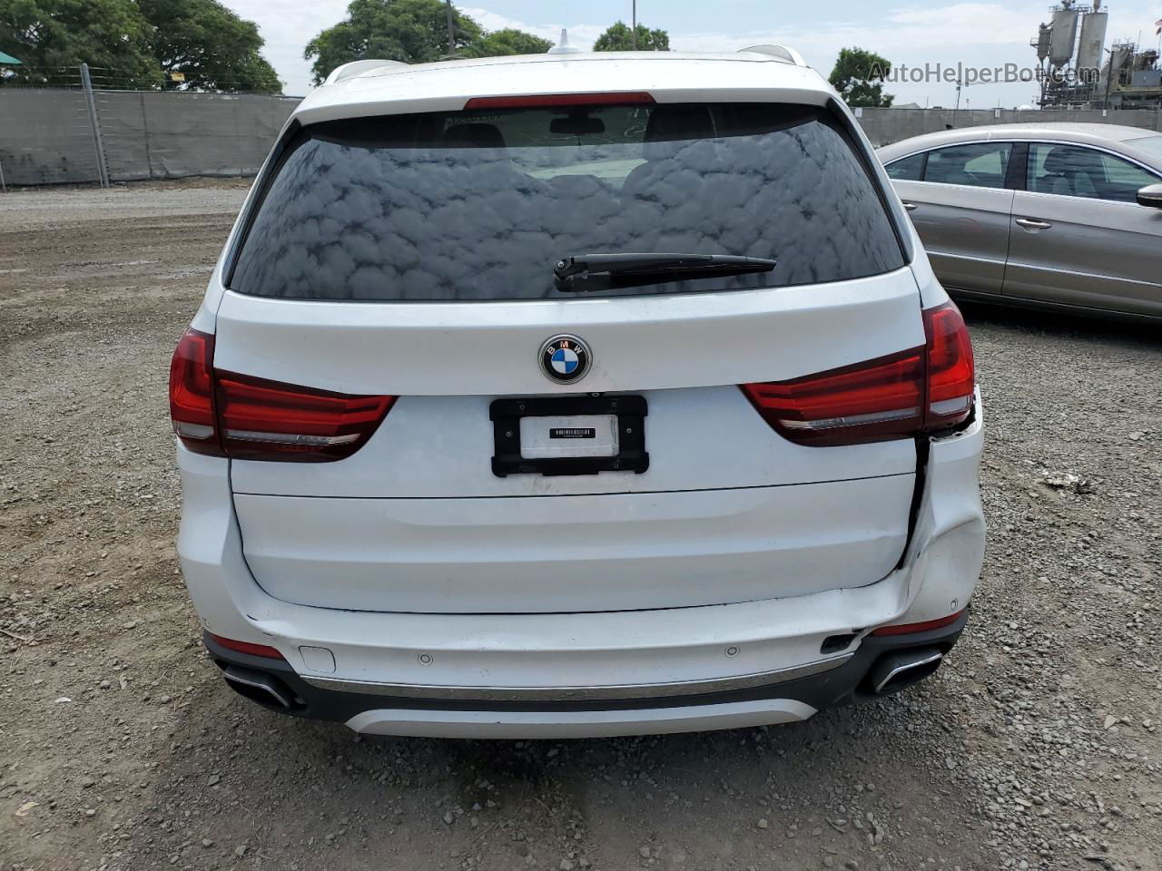 2014 Bmw X5 Xdrive50i White vin: 5UXKR6C54E0C02065