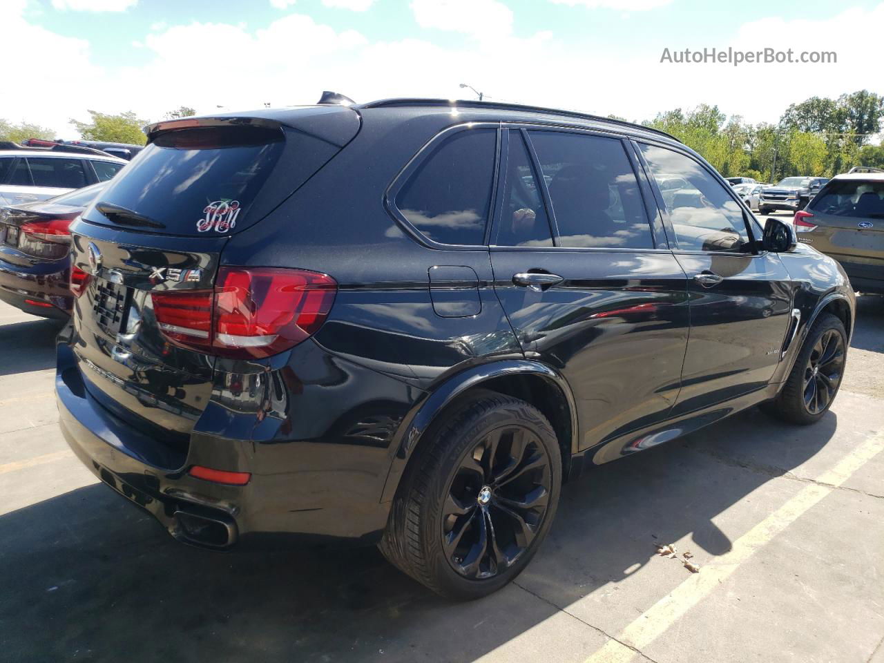 2015 Bmw X5 Xdrive50i Black vin: 5UXKR6C54F0J77182