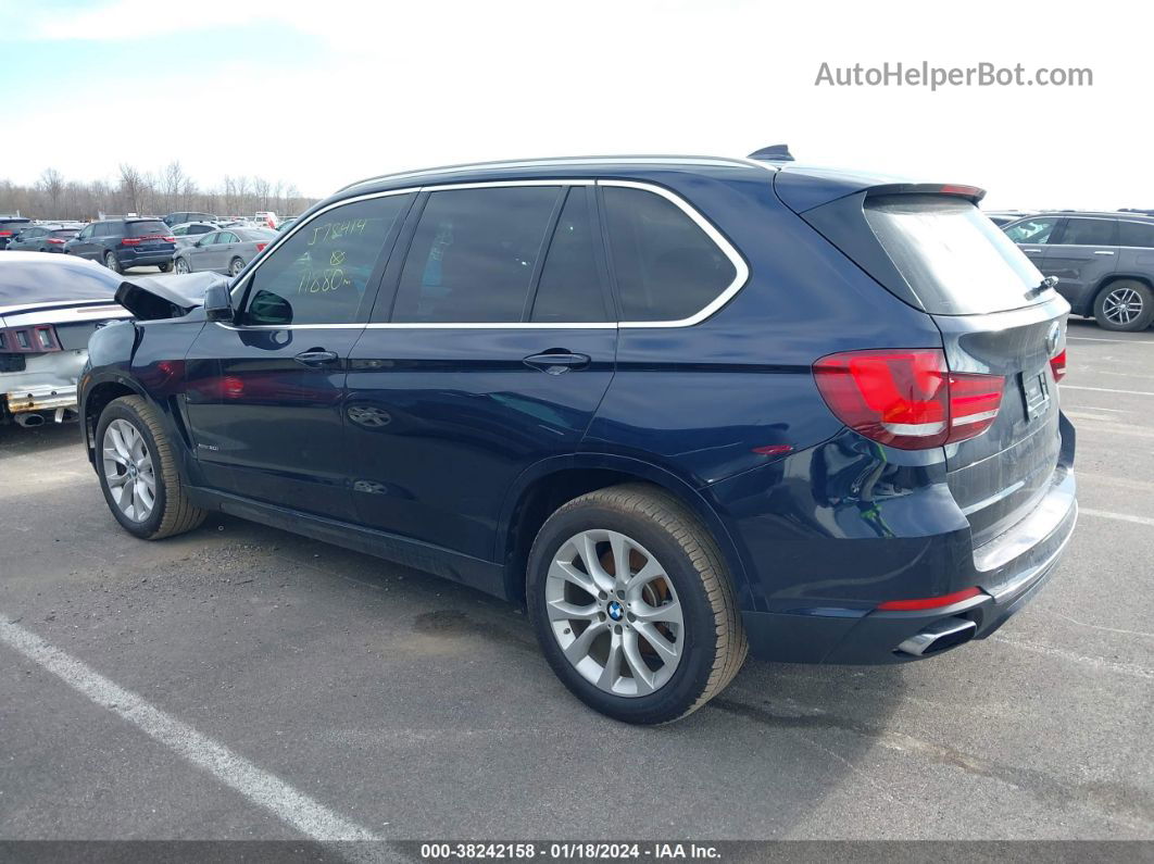 2015 Bmw X5 Xdrive50i Синий vin: 5UXKR6C54F0J78414