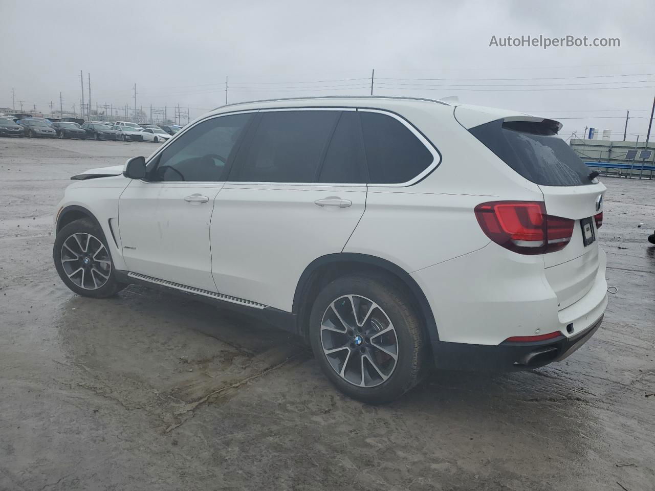 2015 Bmw X5 Xdrive50i White vin: 5UXKR6C54F0J79031