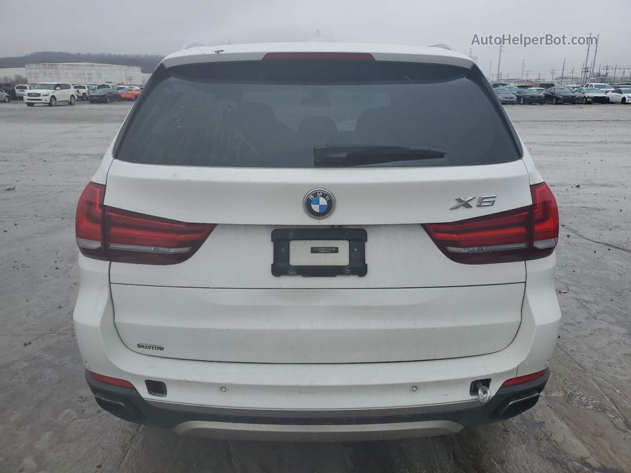 2015 Bmw X5 Xdrive50i Белый vin: 5UXKR6C54F0J79031