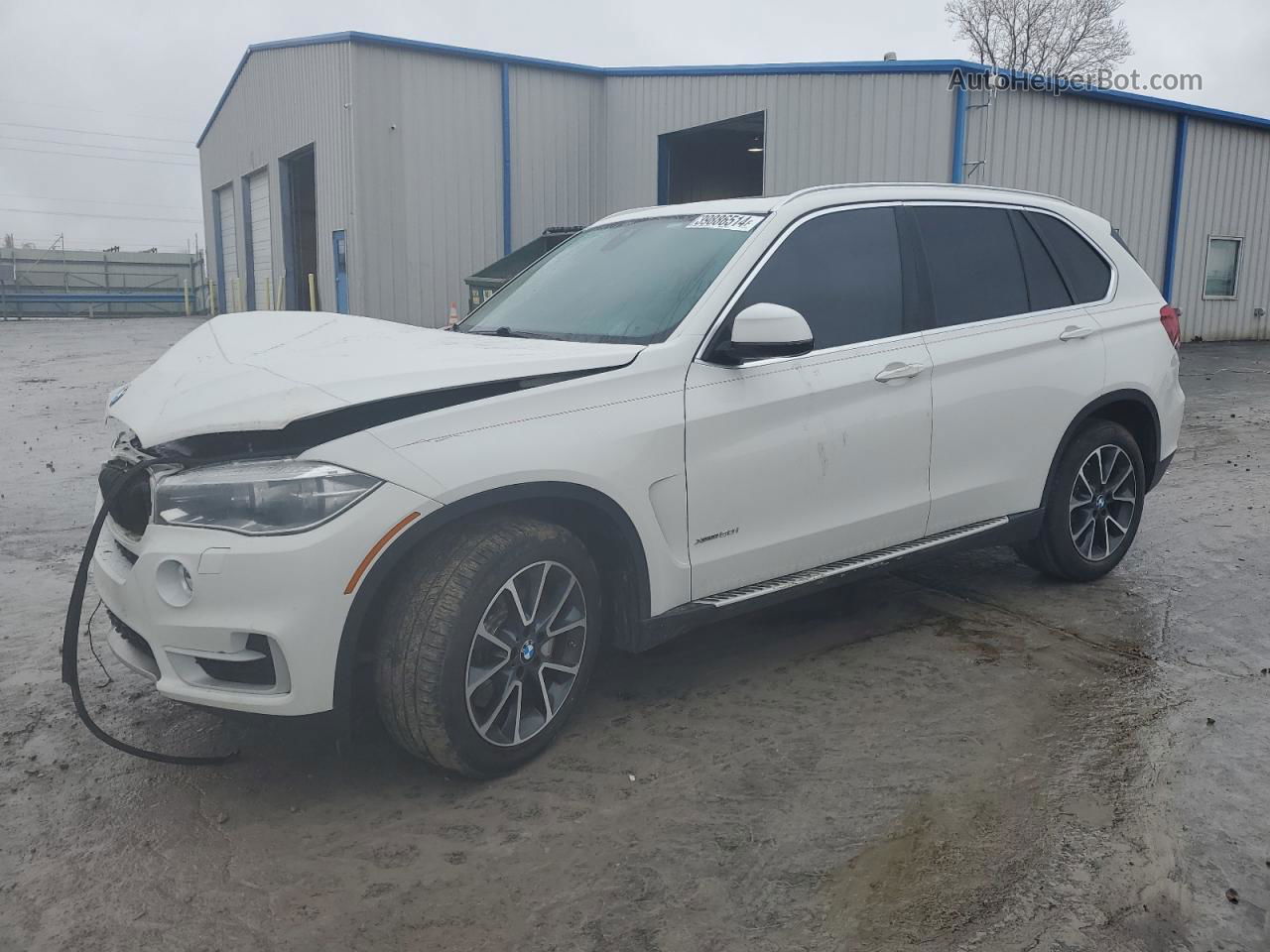 2015 Bmw X5 Xdrive50i White vin: 5UXKR6C54F0J79031