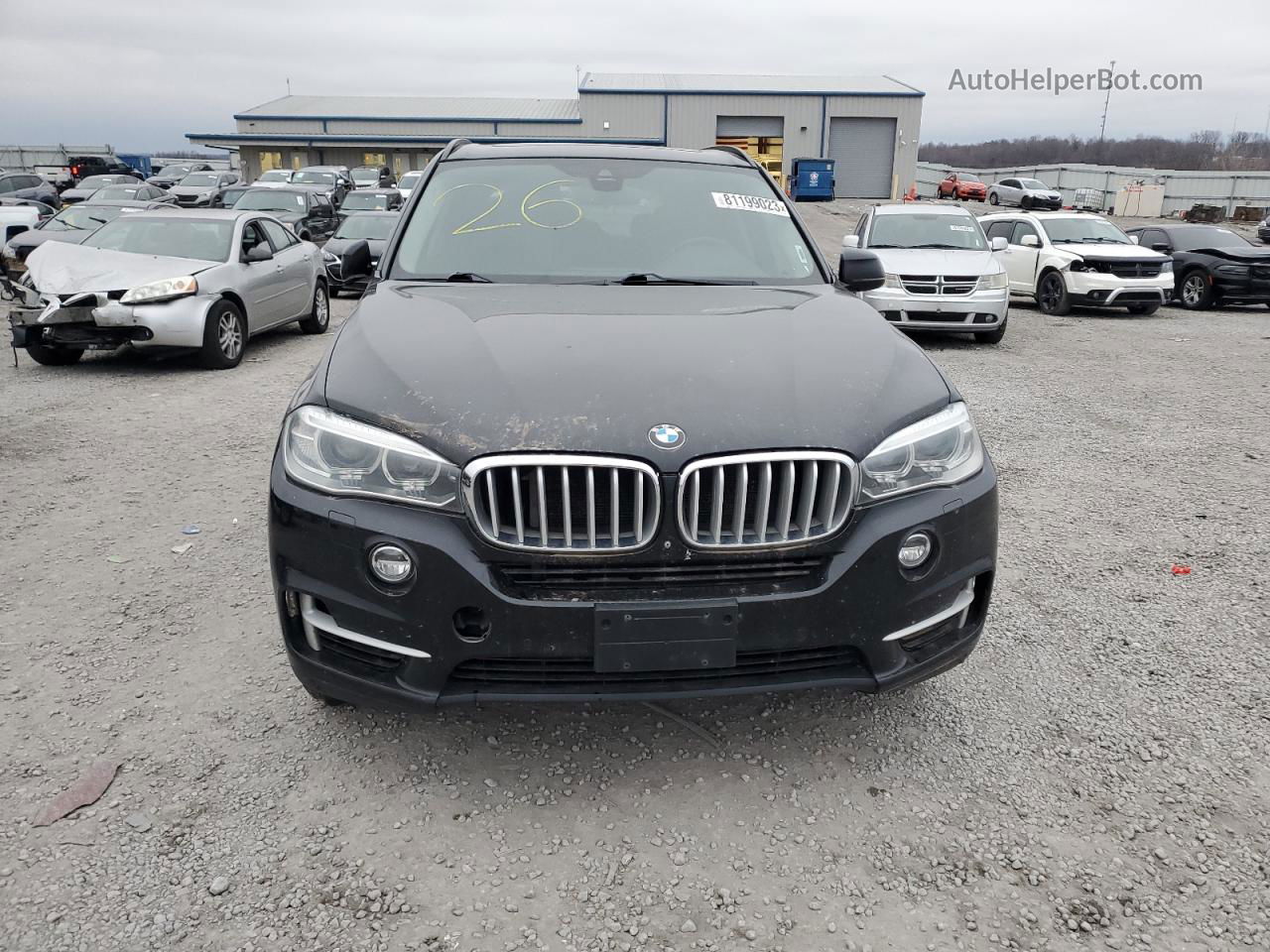 2014 Bmw X5 Xdrive50i Black vin: 5UXKR6C55E0C02236