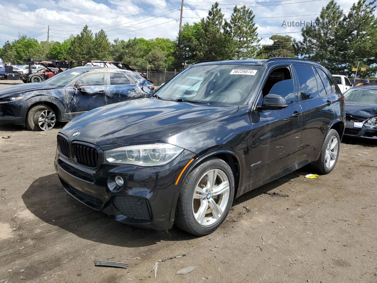 2014 Bmw X5 Xdrive50i Black vin: 5UXKR6C55E0C03094