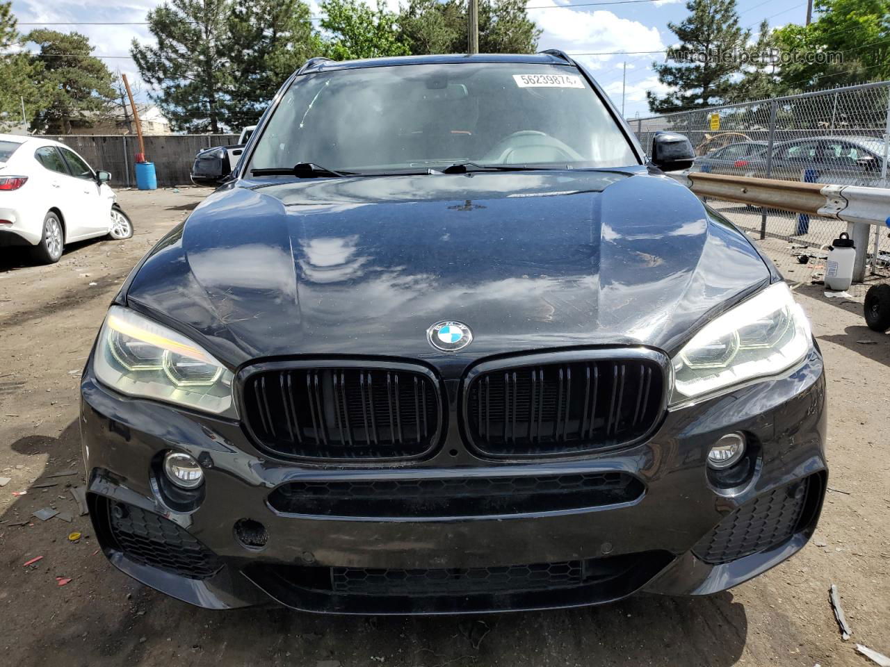 2014 Bmw X5 Xdrive50i Black vin: 5UXKR6C55E0C03094