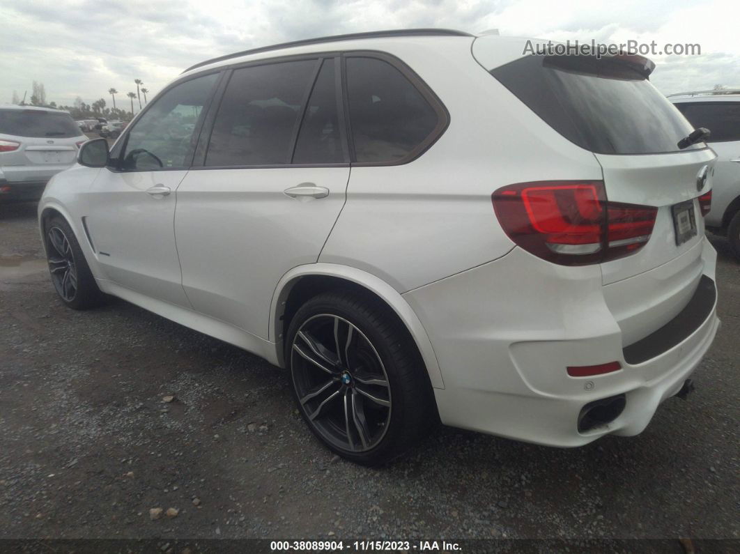 2014 Bmw X5 Xdrive50i White vin: 5UXKR6C55E0C03872