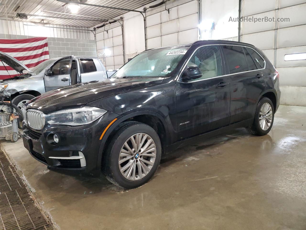 2015 Bmw X5 Xdrive50i Black vin: 5UXKR6C55F0J77711