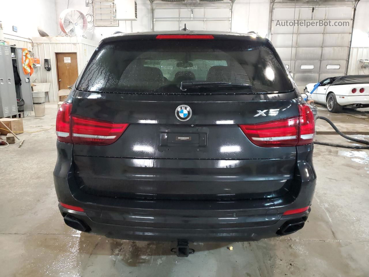 2015 Bmw X5 Xdrive50i Black vin: 5UXKR6C55F0J77711