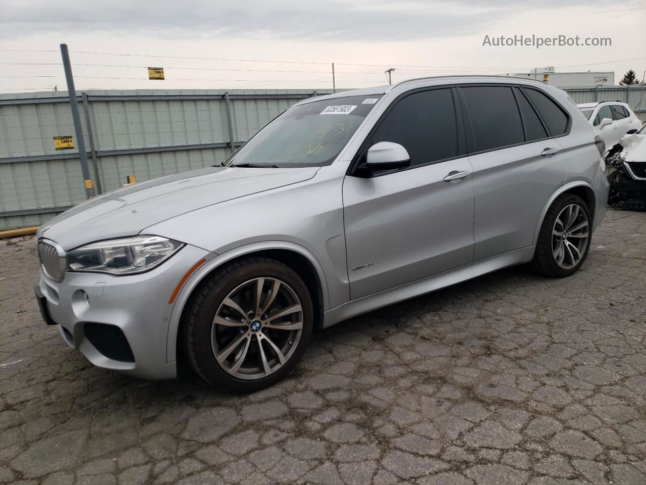 2016 Bmw X5 Xdrive50i Silver vin: 5UXKR6C55G0J83574