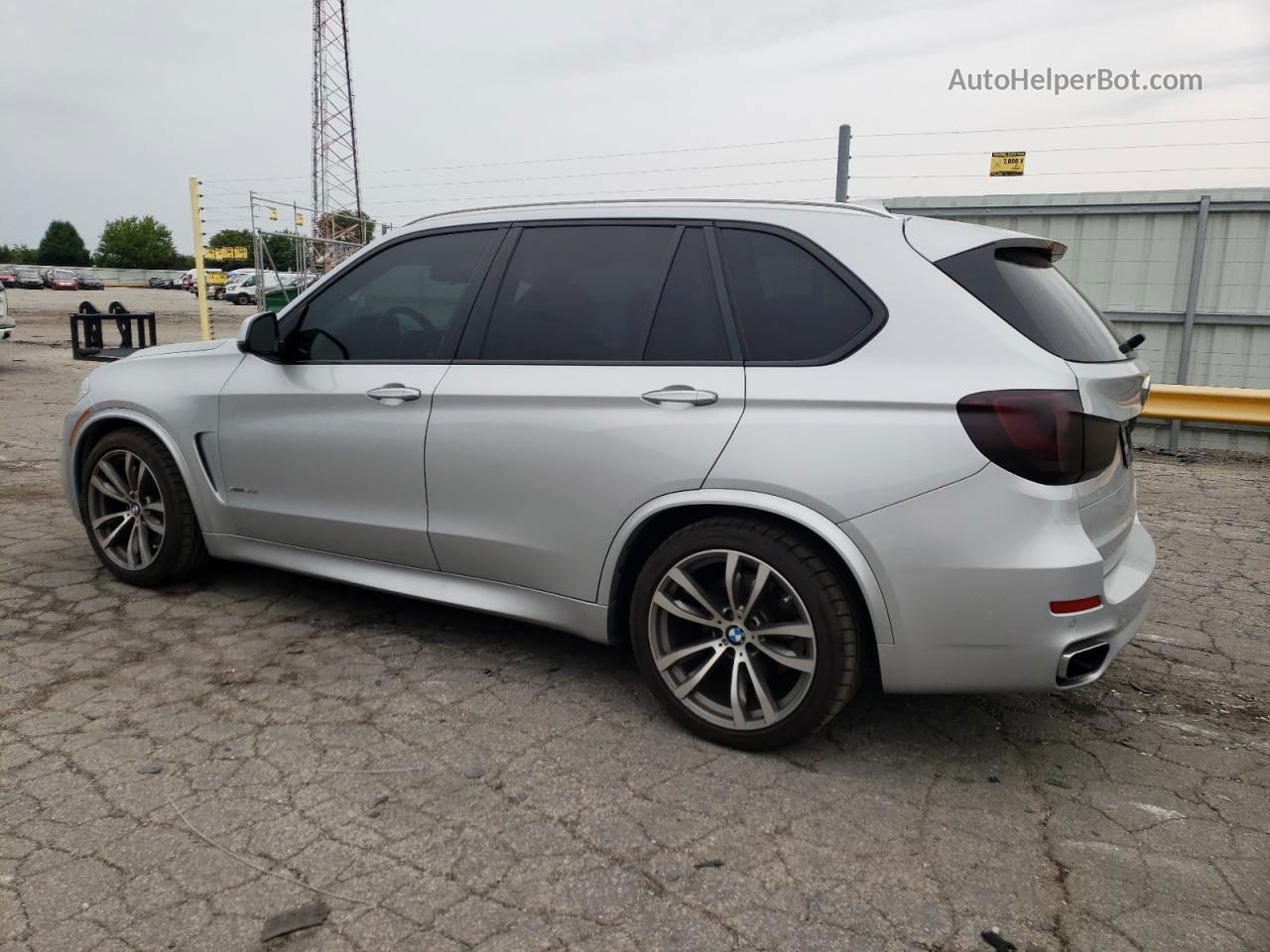 2016 Bmw X5 Xdrive50i Silver vin: 5UXKR6C55G0J83574