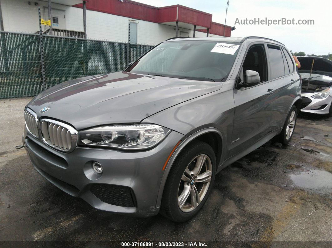 2014 Bmw X5 Xdrive50i Gray vin: 5UXKR6C56E0C02925