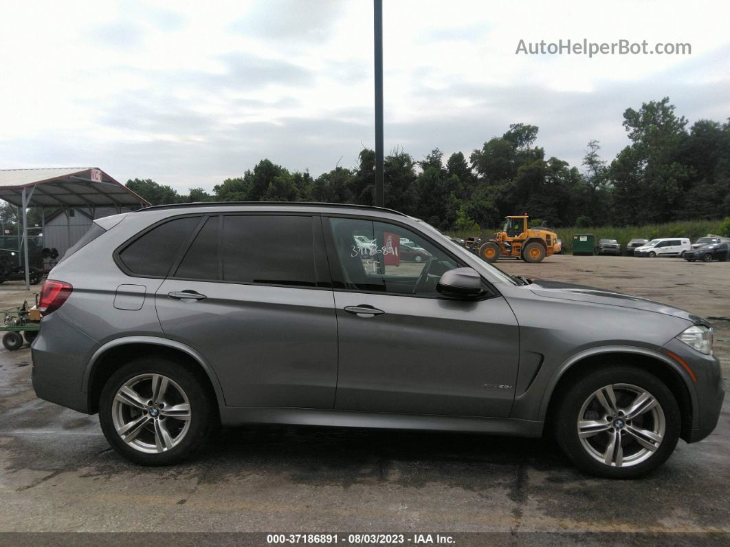 2014 Bmw X5 Xdrive50i Gray vin: 5UXKR6C56E0C02925