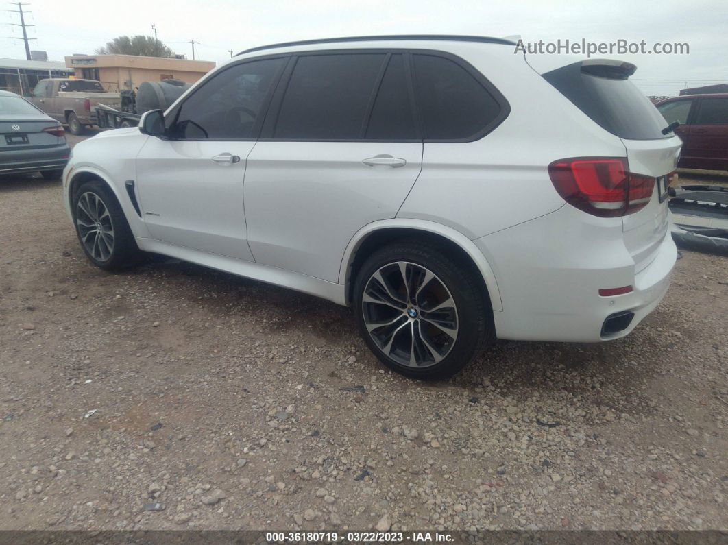 2014 Bmw X5 Xdrive50i White vin: 5UXKR6C57E0C03470