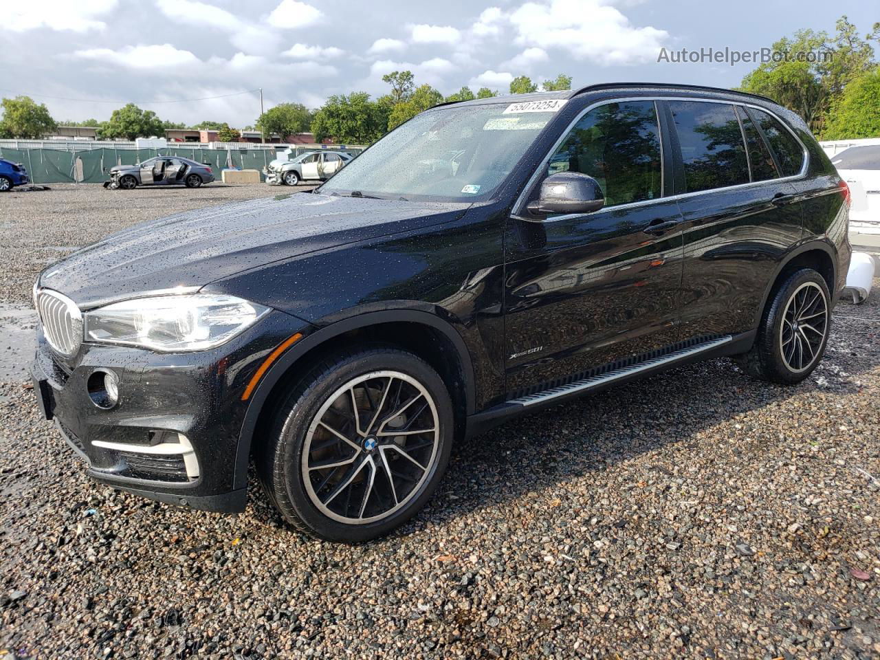 2014 Bmw X5 Xdrive50i Black vin: 5UXKR6C57E0J72959