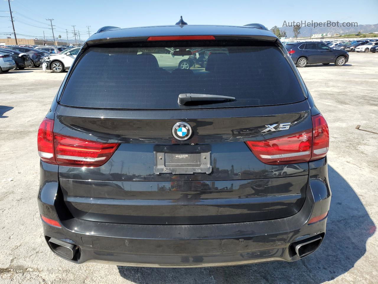 2015 Bmw X5 Xdrive50i Black vin: 5UXKR6C57F0J77368