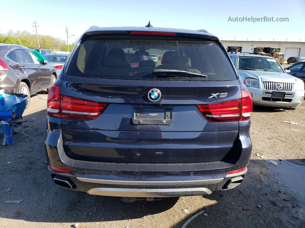 2015 Bmw X5 Xdrive50i Black vin: 5UXKR6C57F0J78715