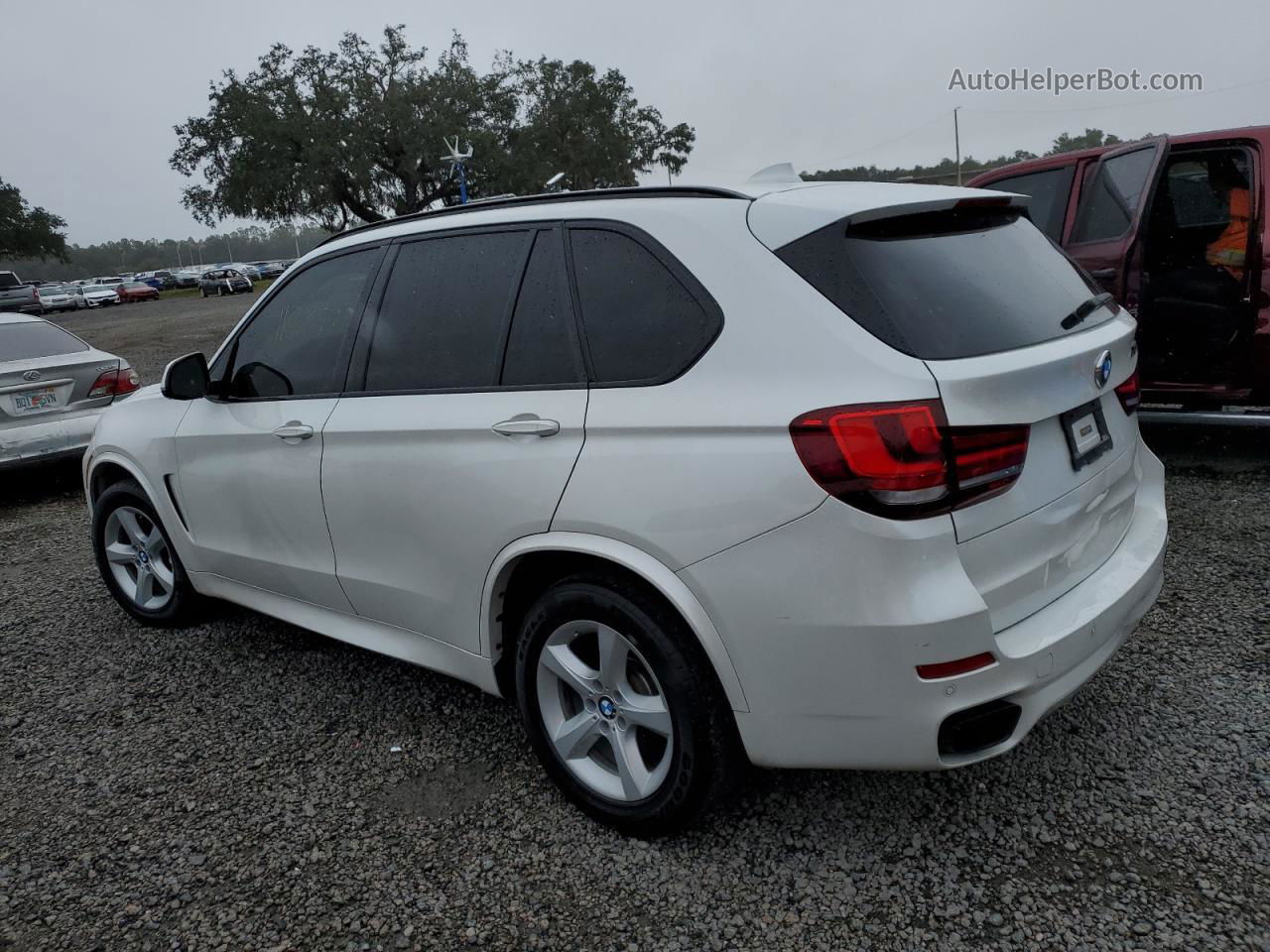 2016 Bmw X5 Xdrive50i White vin: 5UXKR6C57G0J80871