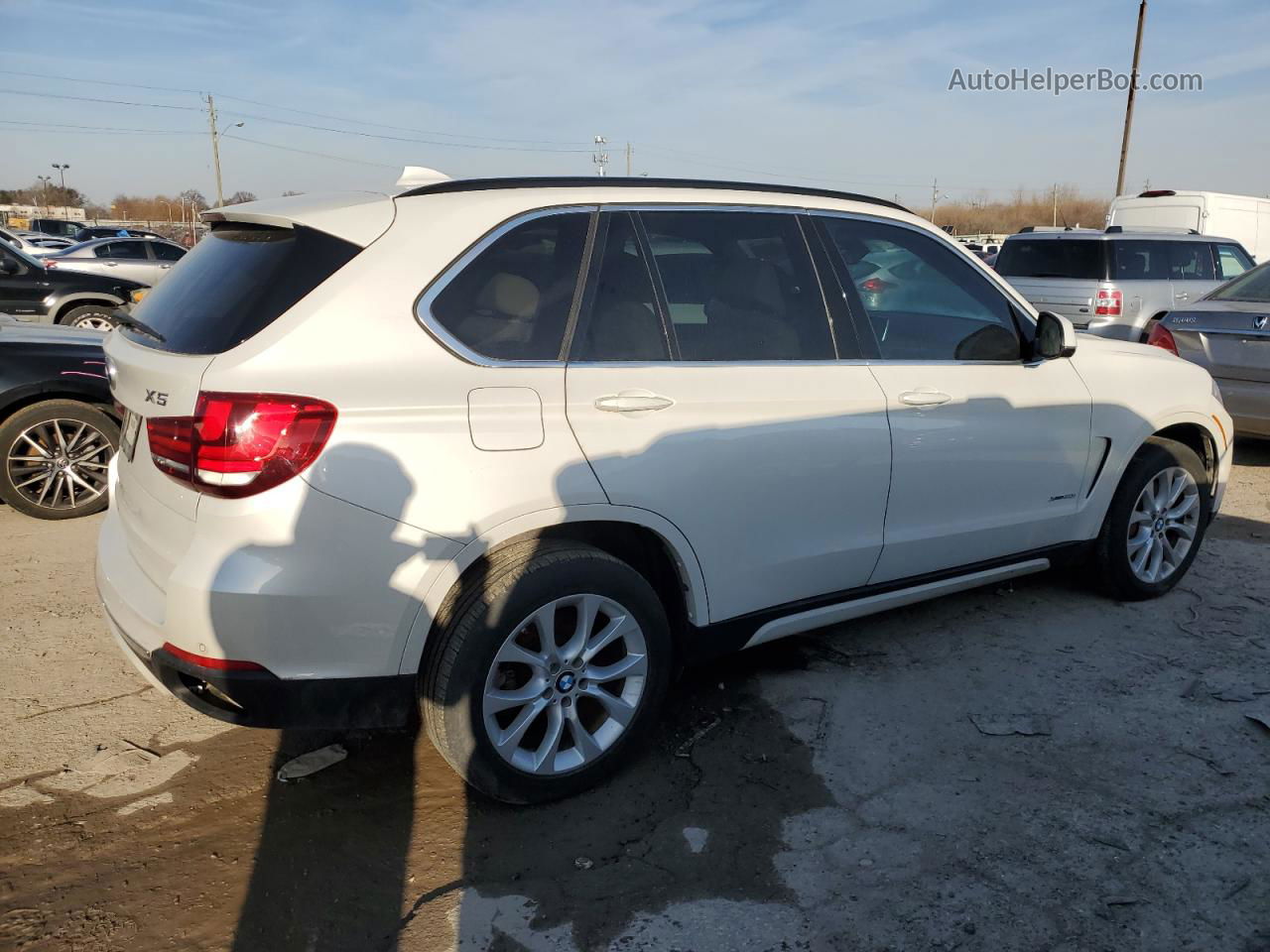 2014 Bmw X5 Xdrive50i Белый vin: 5UXKR6C58E0C02425