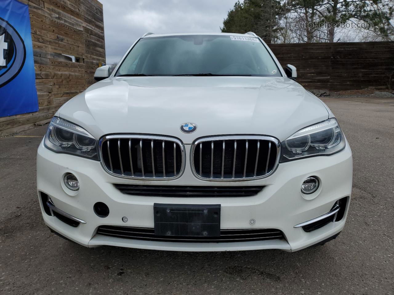 2014 Bmw X5 Xdrive50i Белый vin: 5UXKR6C58E0C03199