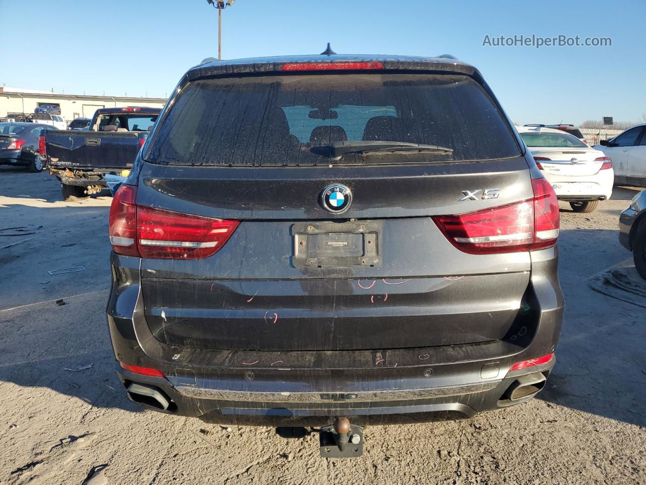 2015 Bmw X5 Xdrive50i Black vin: 5UXKR6C58F0J76939