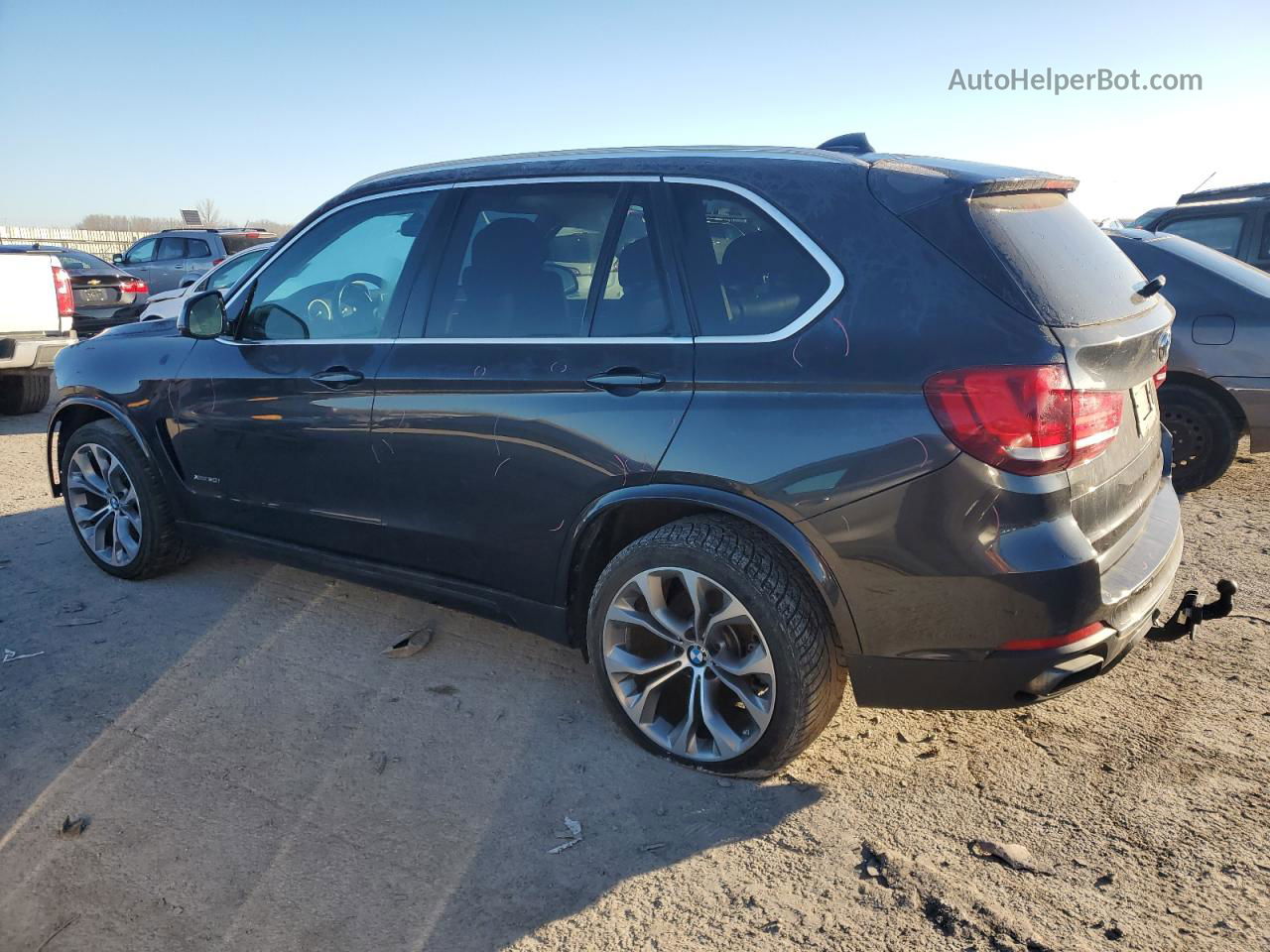 2015 Bmw X5 Xdrive50i Черный vin: 5UXKR6C58F0J76939