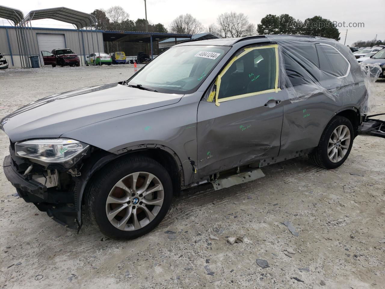 2014 Bmw X5 Xdrive50i Gray vin: 5UXKR6C59E0J72204