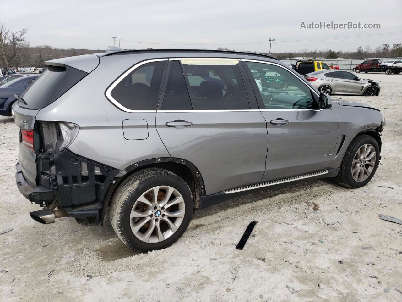 2014 Bmw X5 Xdrive50i Gray vin: 5UXKR6C59E0J72204