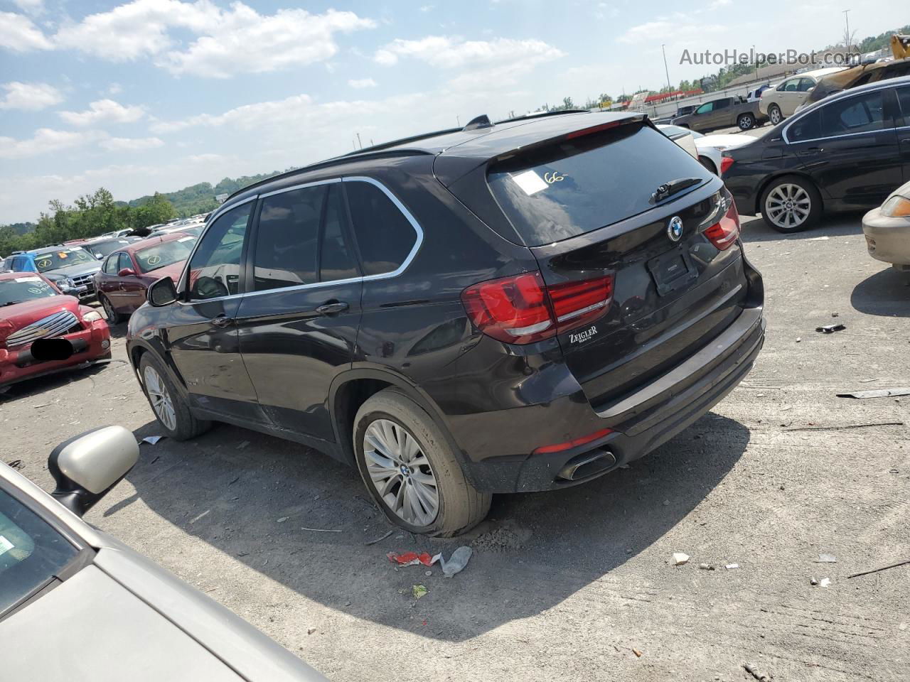 2014 Bmw X5 Xdrive50i Black vin: 5UXKR6C59E0J72610