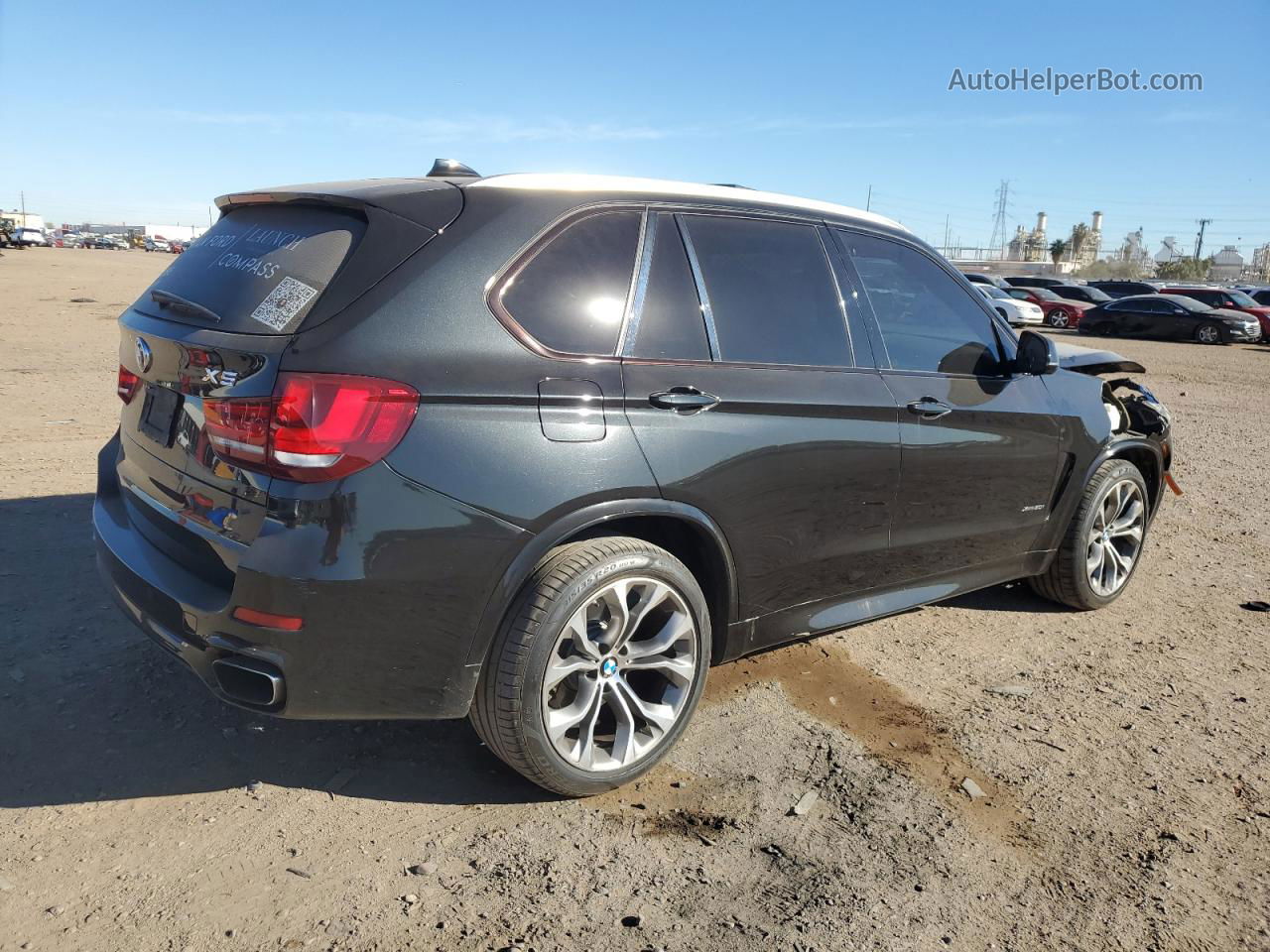 2015 Bmw X5 Xdrive50i Black vin: 5UXKR6C59F0J75945