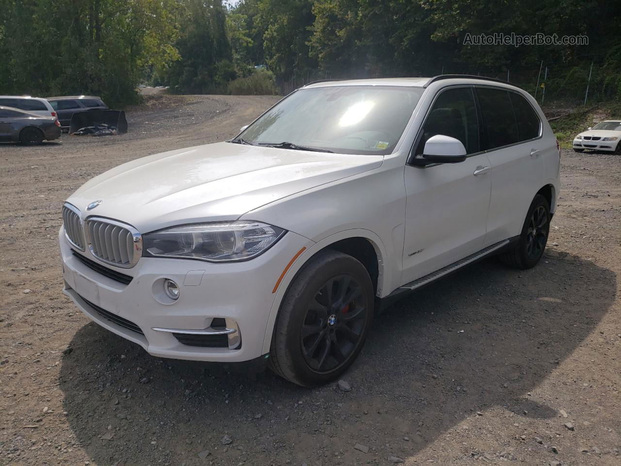 2015 Bmw X5 Xdrive50i Белый vin: 5UXKR6C59F0J77257