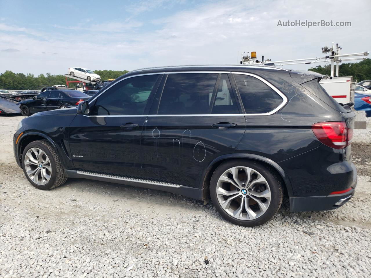 2015 Bmw X5 Xdrive50i Black vin: 5UXKR6C59F0J79042