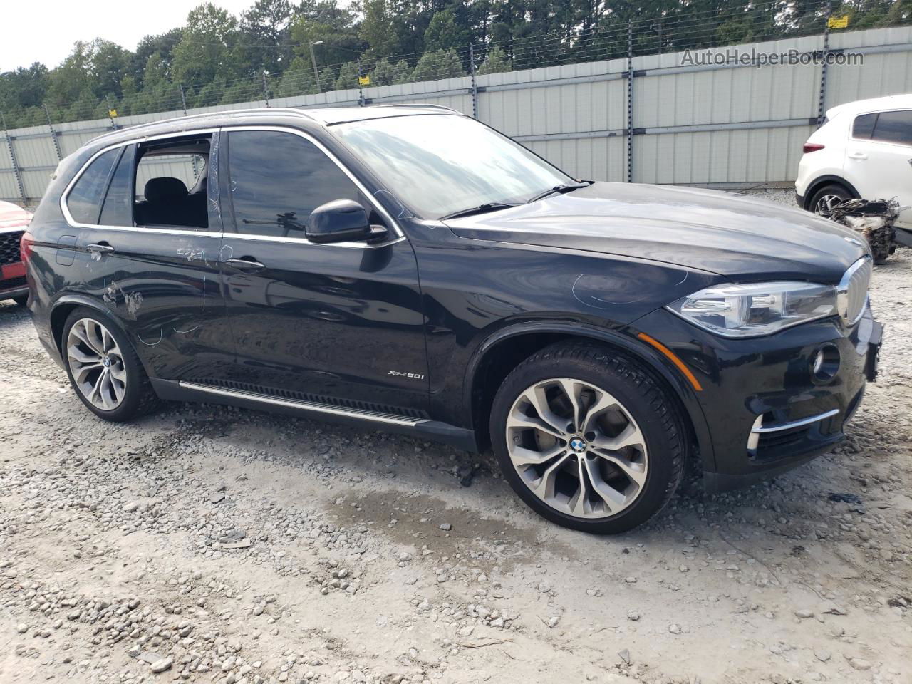 2015 Bmw X5 Xdrive50i Черный vin: 5UXKR6C59F0J79042