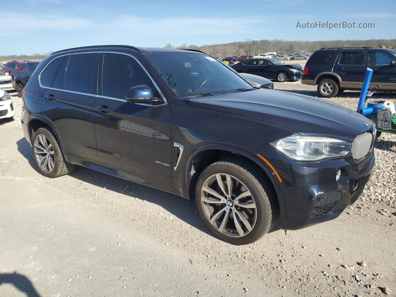 2015 Bmw X5 Xdrive50i Black vin: 5UXKR6C5XF0J74142