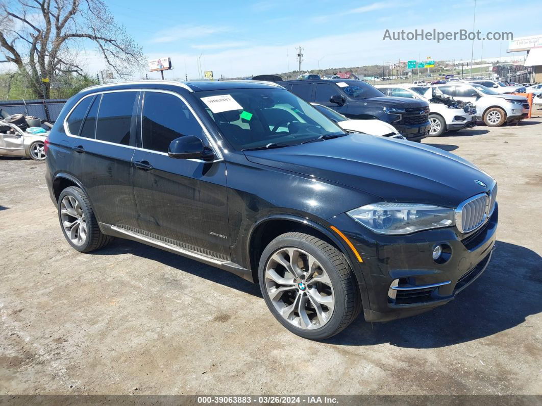 2015 Bmw X5 Xdrive50i Black vin: 5UXKR6C5XF0J74951