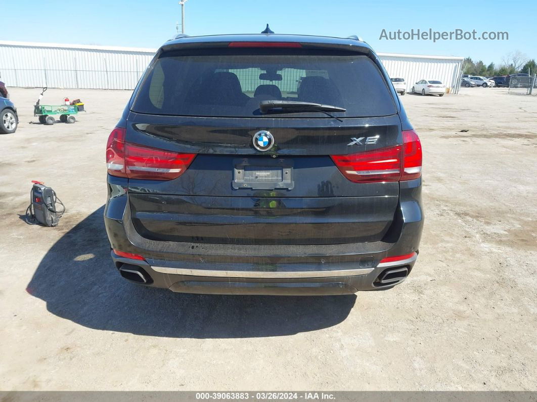 2015 Bmw X5 Xdrive50i Black vin: 5UXKR6C5XF0J74951