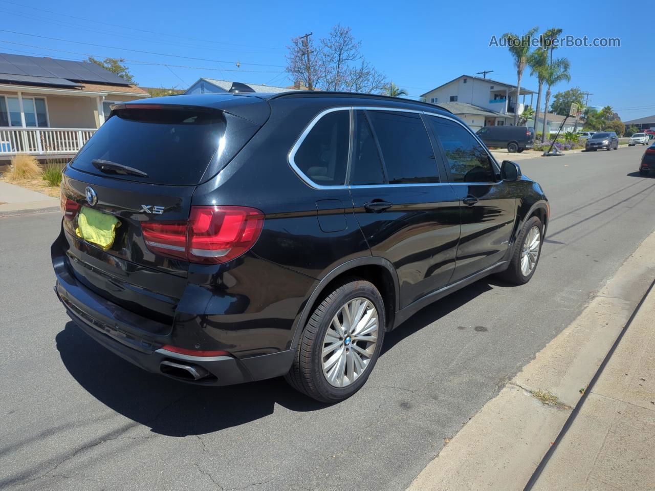 2015 Bmw X5 Xdrive50i Black vin: 5UXKR6C5XF0J77705