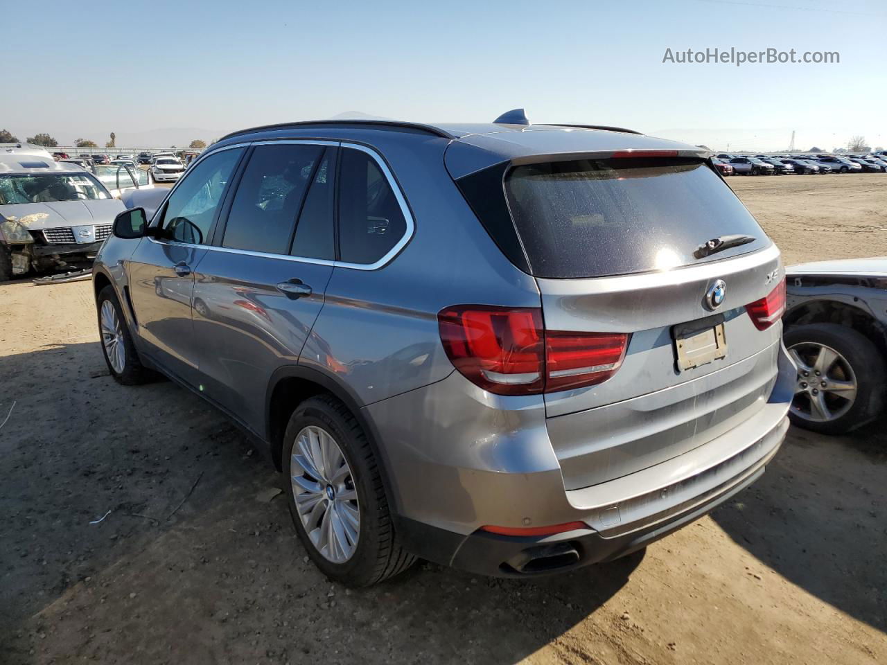 2015 Bmw X5 Xdrive50i Gray vin: 5UXKR6C5XF0J77817