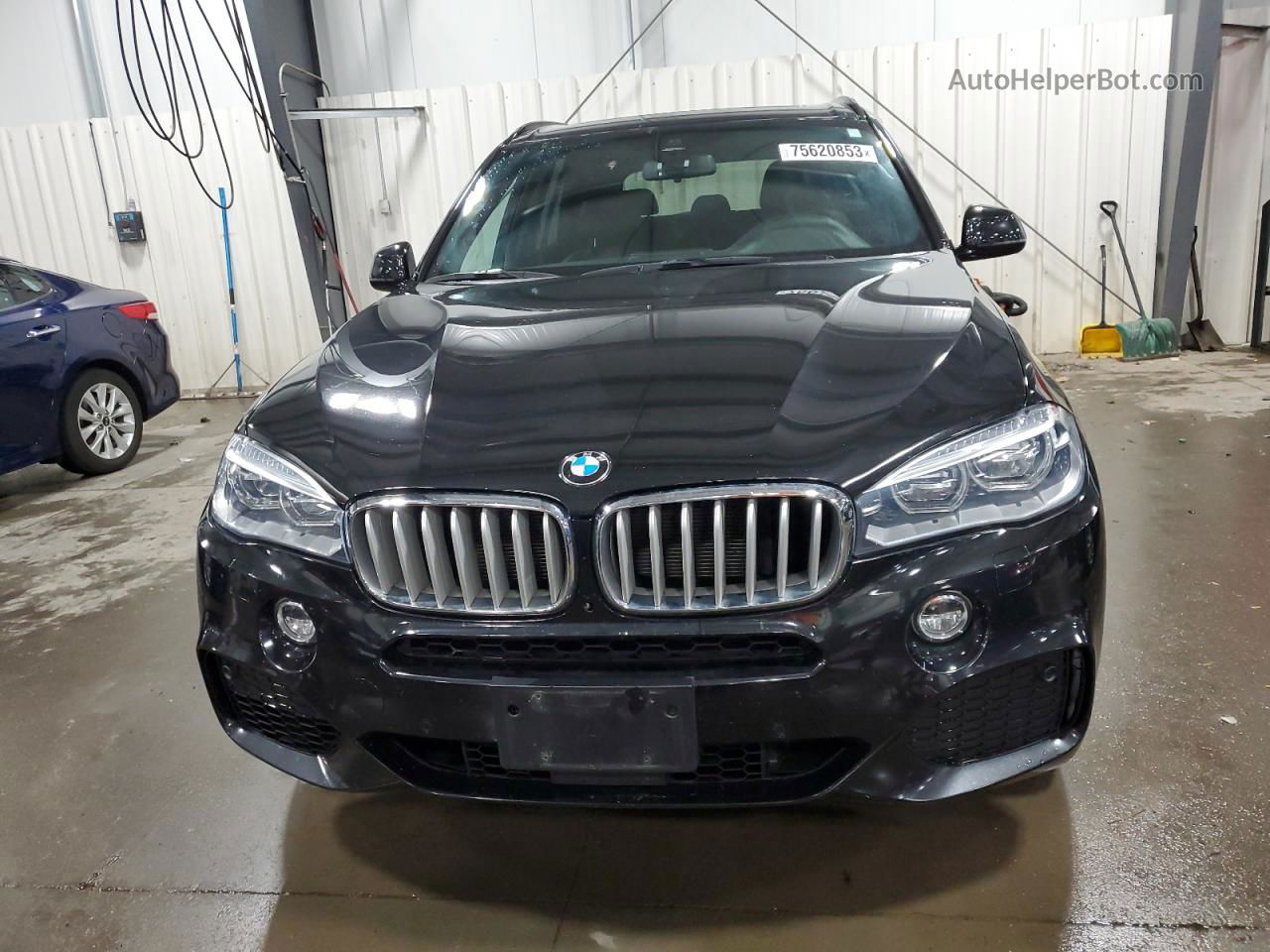 2015 Bmw X5 Xdrive50i Black vin: 5UXKR6C5XF0J78837