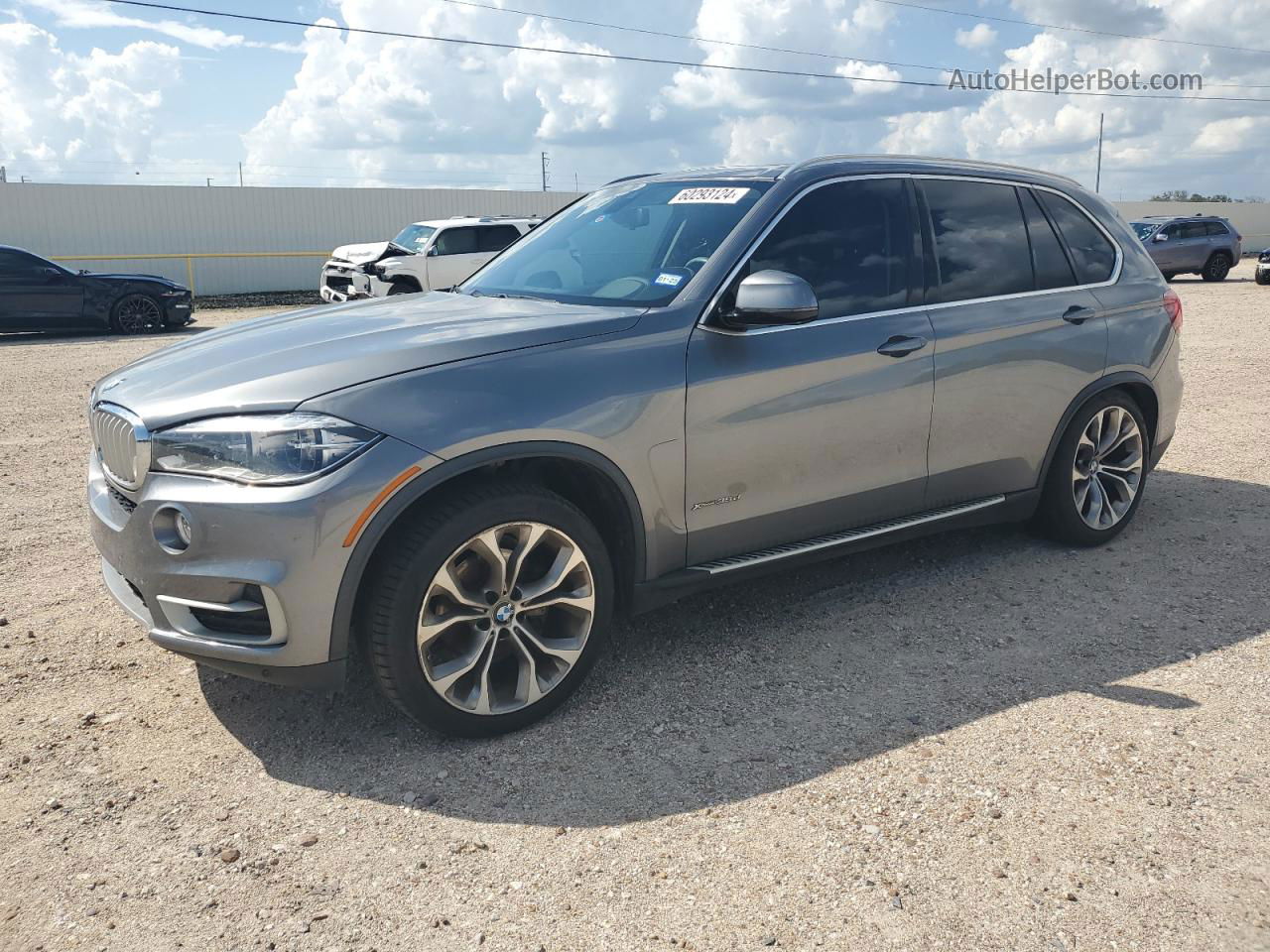 2015 Bmw X5 Xdrive35d Gray vin: 5UXKS4C50F0N06386