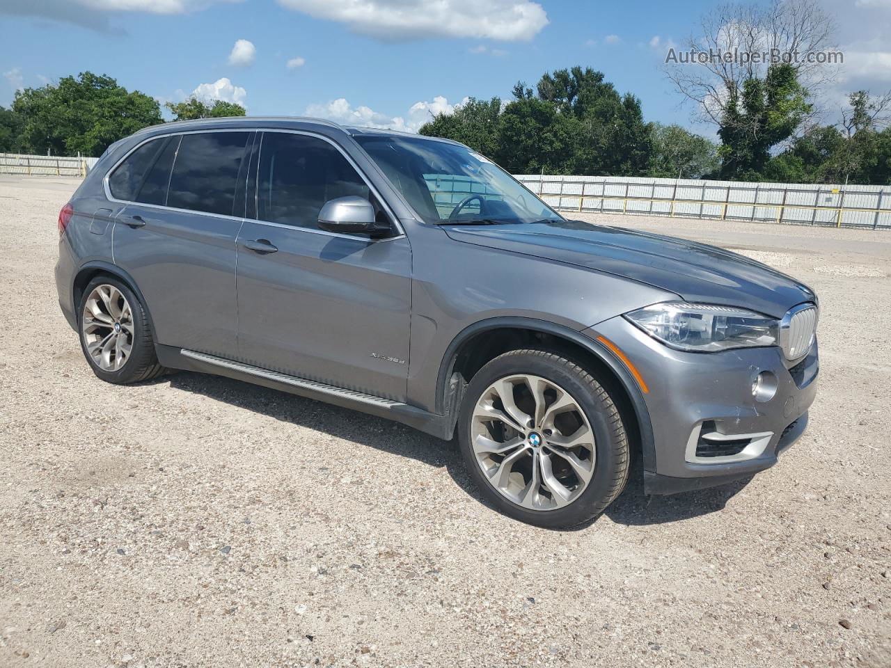 2015 Bmw X5 Xdrive35d Gray vin: 5UXKS4C50F0N06386