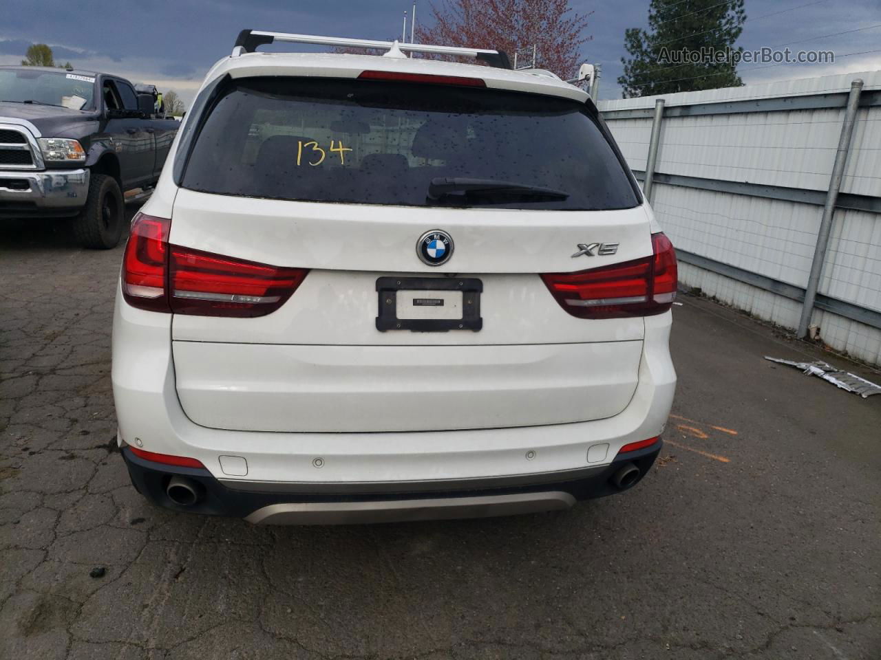 2015 Bmw X5 Xdrive35d White vin: 5UXKS4C50F0N06940