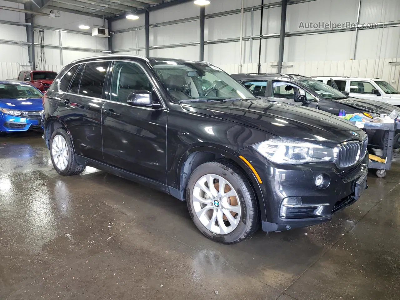 2015 Bmw X5 Xdrive35d Черный vin: 5UXKS4C50F0N06999